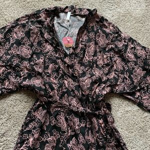 Pink blush maternity/labor/postpartum robe